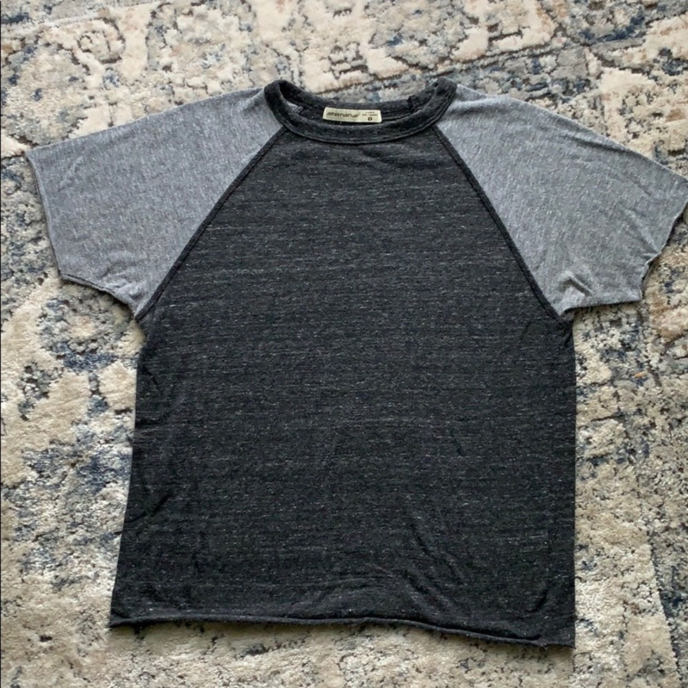 Alternative Tee - Raw Edges- Size S